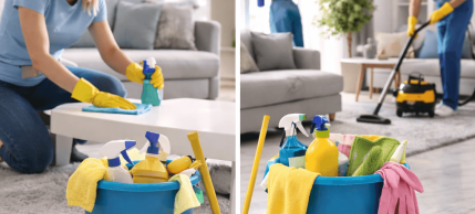 ניקיון רגיל או ניקיון עם חברה